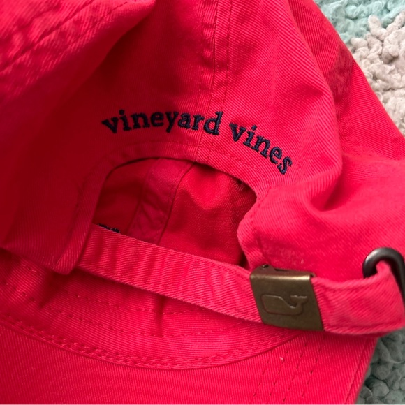 Vineyard Vines Hat Cap Baseball Adjustable Red Whale Navy Blue USA Patriotic - Picture 4 of 6